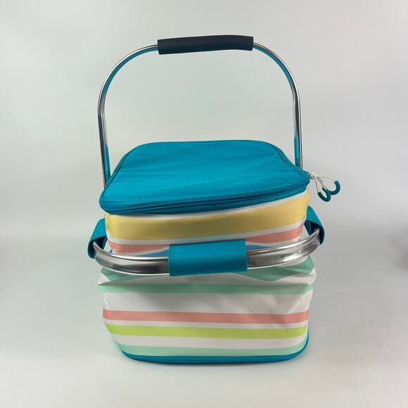 Sun Squad Soft Insulated Cooler 36 Cans Target Exclusive Retired Picnic Basket - Picture 3 of 9